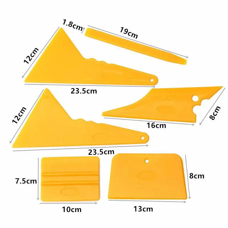 

6pcs/set Car Window Tool Kit For Auto Film Tinting Scraper Application Installation
