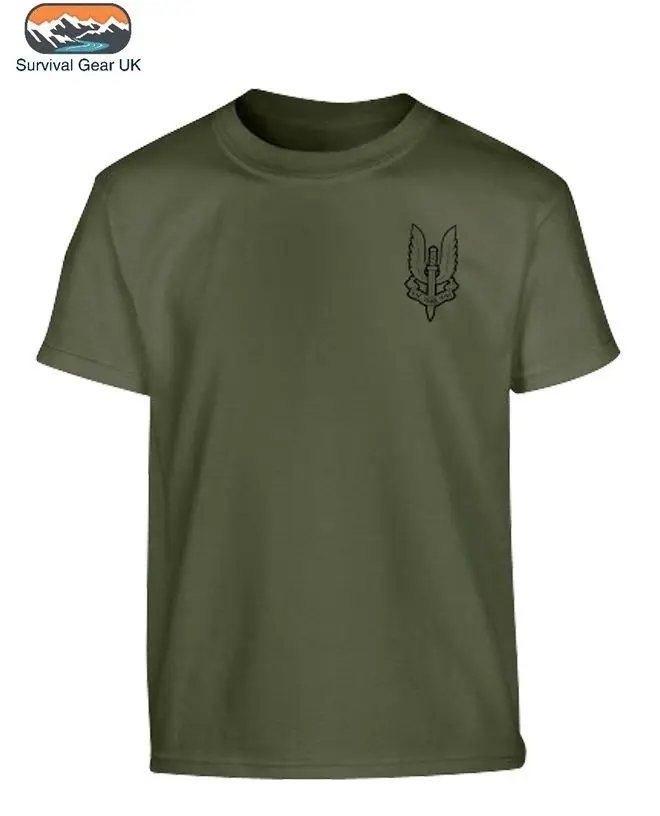 Мужские футболки мода 2019 футболка британской армии SAS топ из 100% хлопка Мужская