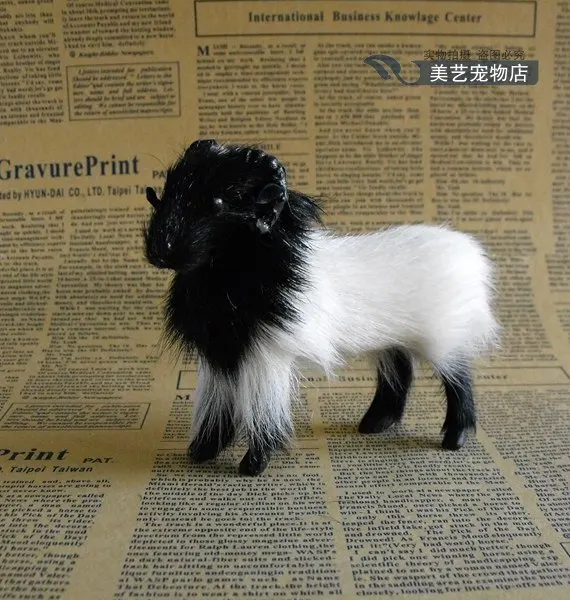 Из натурального меха маленький козел украшения Рождественские подарки подарок