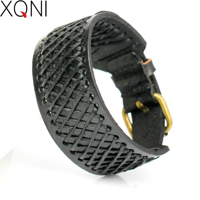 Новые модные повязки кожаные браслеты ручной вязки Модный высококачественный