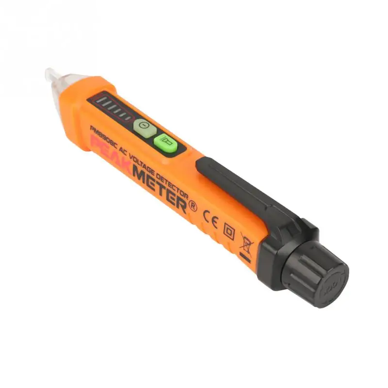 PEAKMETER AC12-1000V NCV детектор тестер напряжения ручка светодиодный индикатор |