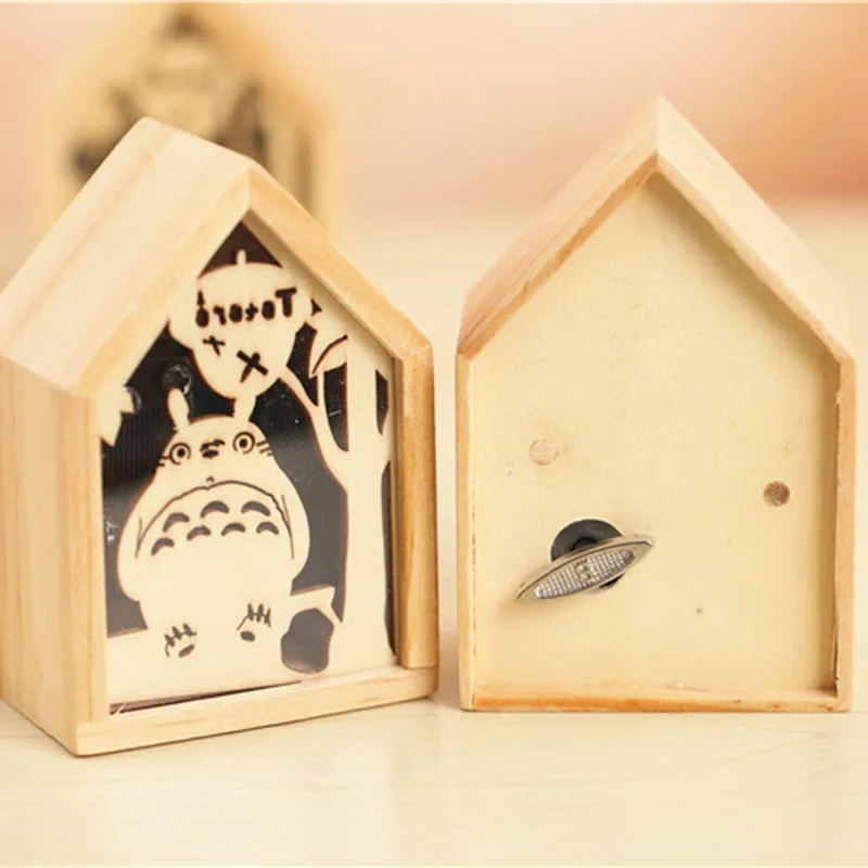 Творческий Тоторо маленький дом фоторамка заводная Музыкальная шкатулка