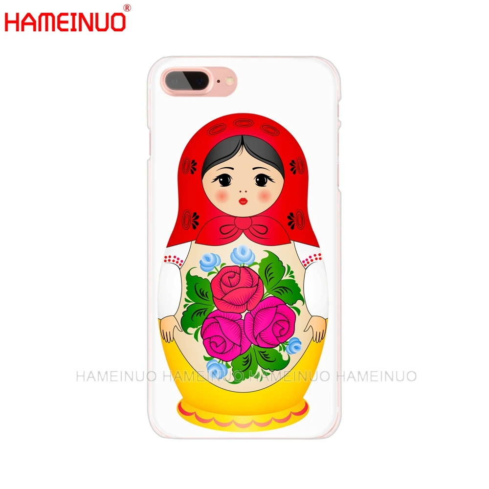 HAMEINUO Russian matryoshka Dolls Pattern Cute Luxury cell phone Cover case for iphone X 8 7 6 4 4s 5 5s SE 5c 6s plus | Мобильные