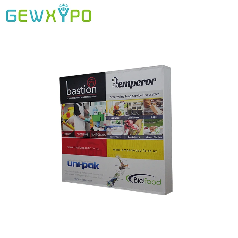 High Quality 8ft Straight Shape Easy Fabric Banner Portable Pop Up Advertising Display Wall With Single Side Graphic Printing | Дом и сад