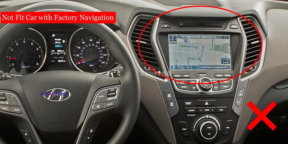 Автомобильный Android плеер " ips lcd экран для hyundai Santa Fe(DM NC) 2013~ автомобильный радиоприемник с навигацией GPS AMP BT SD USB AUX wifi