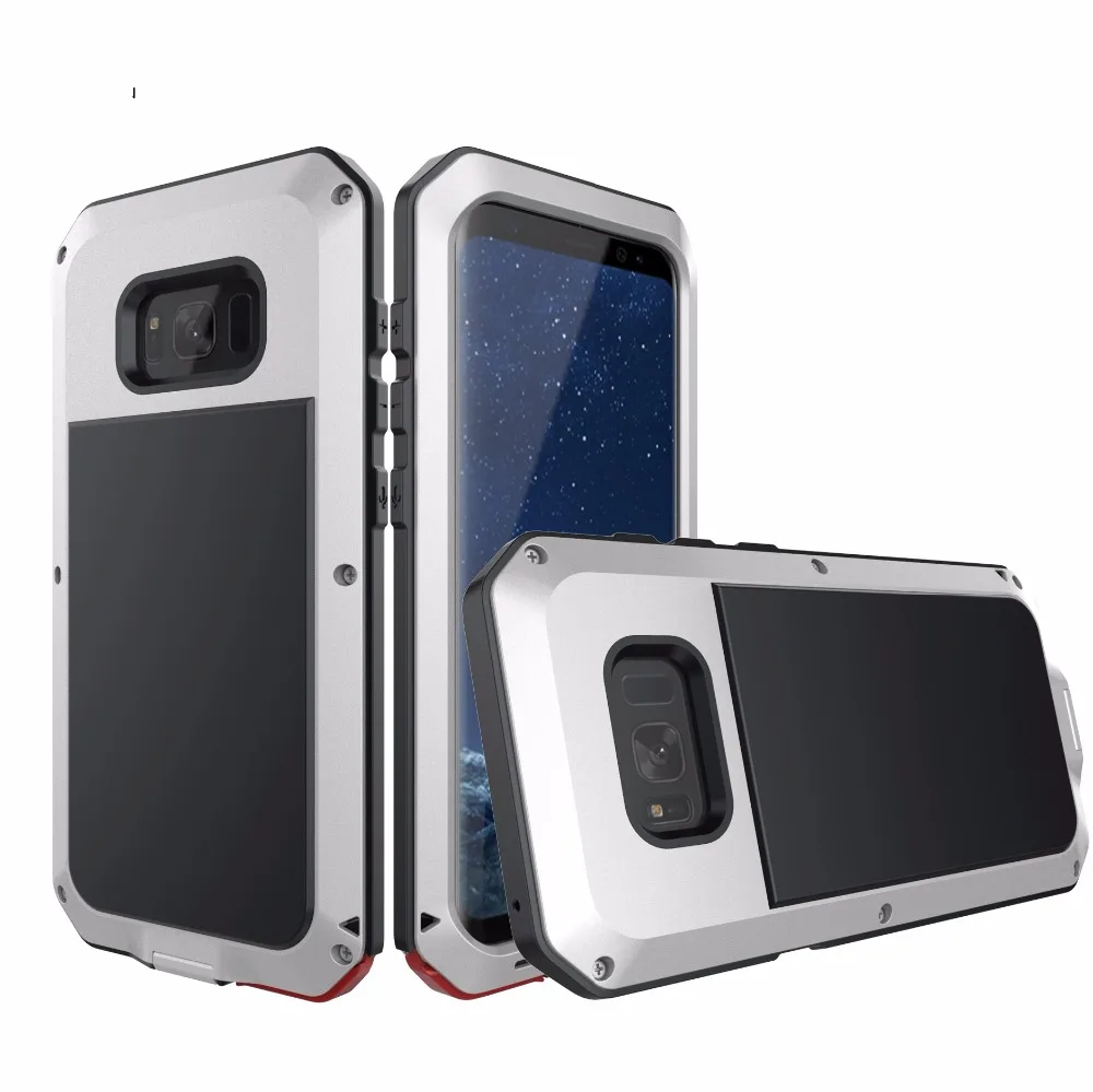 Для samsung Galaxy S5 S6 S7 край S10+ S10E S9 S8 S10 плюс Чехол Алюминий металлический противоударный бронированный чехол для Note 10 плюс 9 8 5 4 3