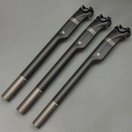 Подседельный штырь TOSEEK из углеродного волокна матовый 3K 27 2/30 8/31 6*350/400 мм | Спорт и