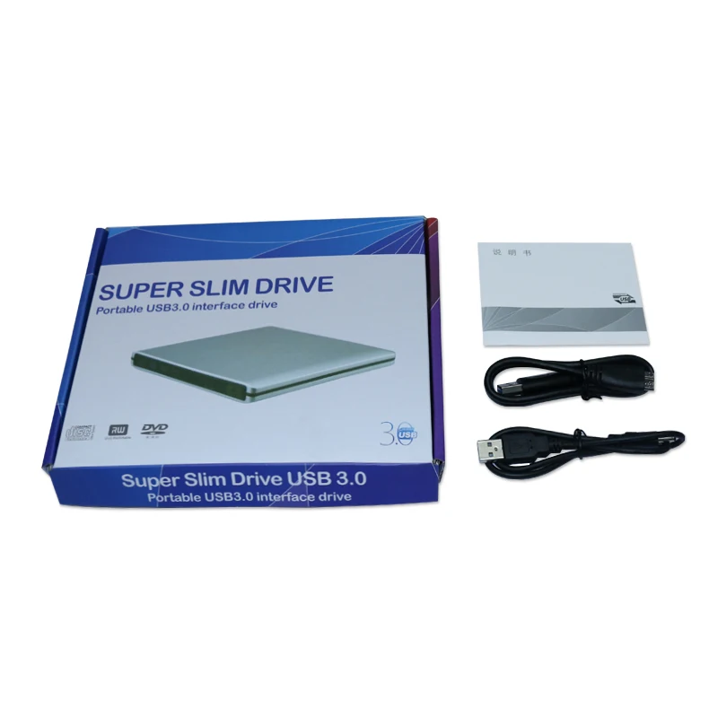 Внешний Blu-Ray привод тонкий USB 3 0 Bluray горелка BD-RE CD/DVD RW Писатель играть Blu-ray диск для