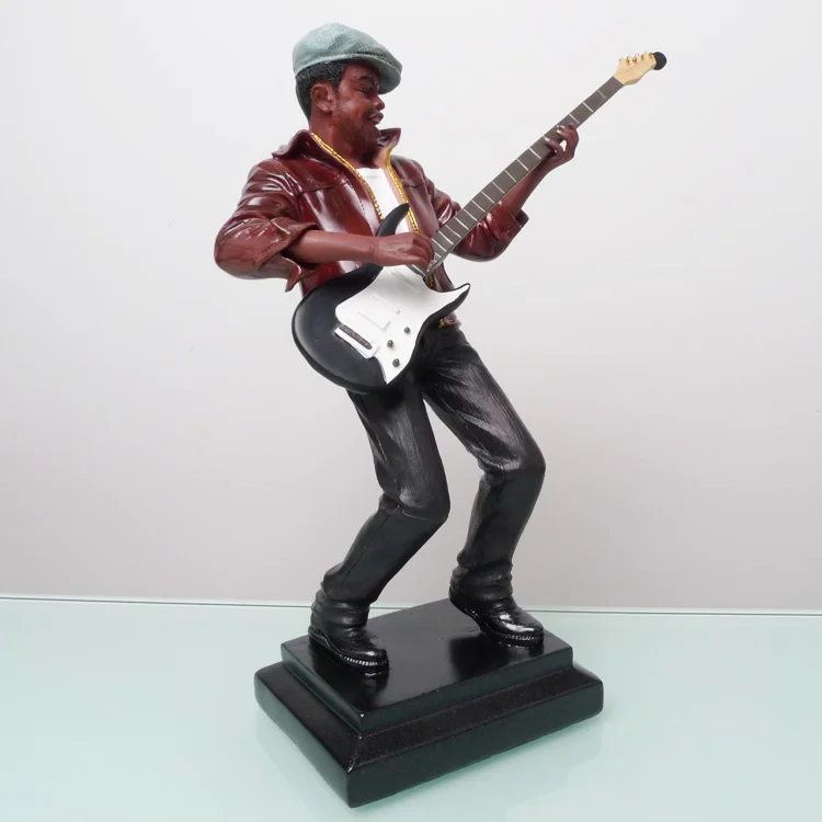 Американский кантри паб группа гитарный плеер статуэтка бюста Смола ручной