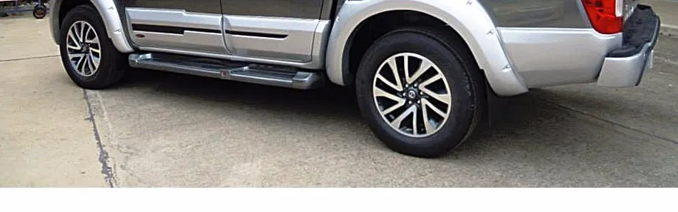 6 дюймов- для Nissan Navara Frontier брызговик крыло вспышки Карманные Заклепки стиль подходит для Nissan Navara Frontier Np300 D23