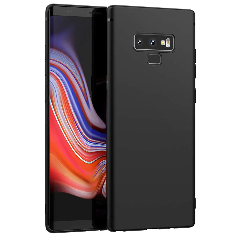 for Samsung Galaxy Note 9 Case Black TPU Cover Phone Matte Finish Slim Profile Protectors Note9 |