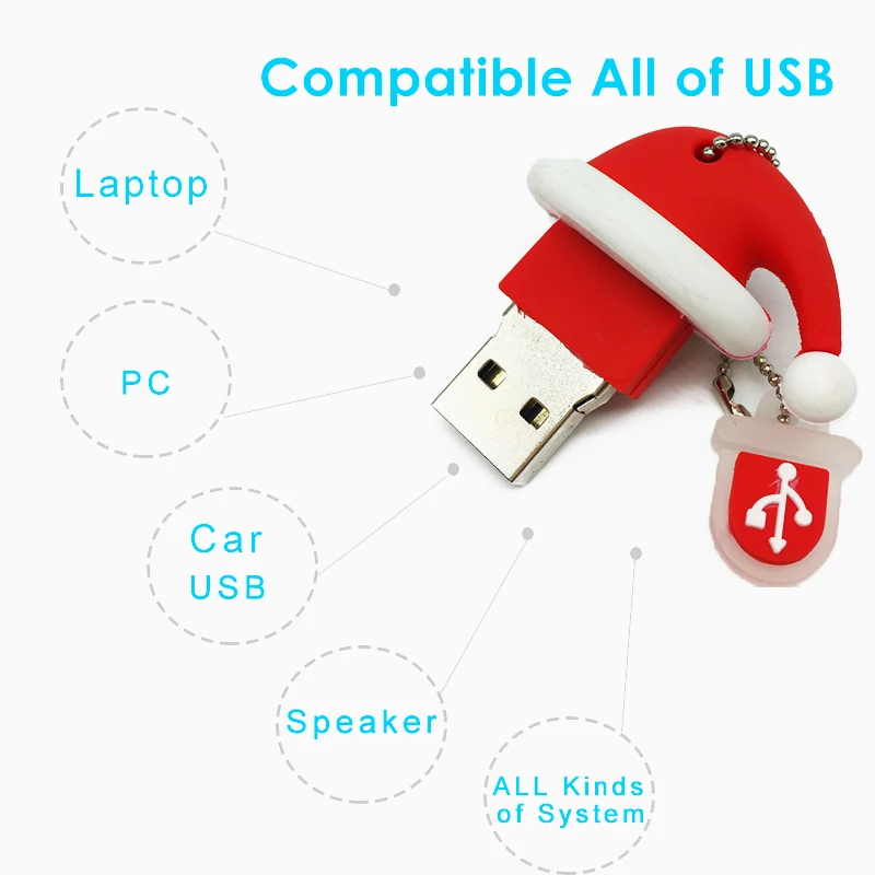 Usb флеш-накопитель, 64 ГБ, персональный, usb флеш-накопитель, 32 ГБ, флеш-накопитель, 16 ГБ, 8 ГБ, 4 Гб, usb флешка, 128 ГБ, мультфильм, Рождество, M& m's Chocolate Bean