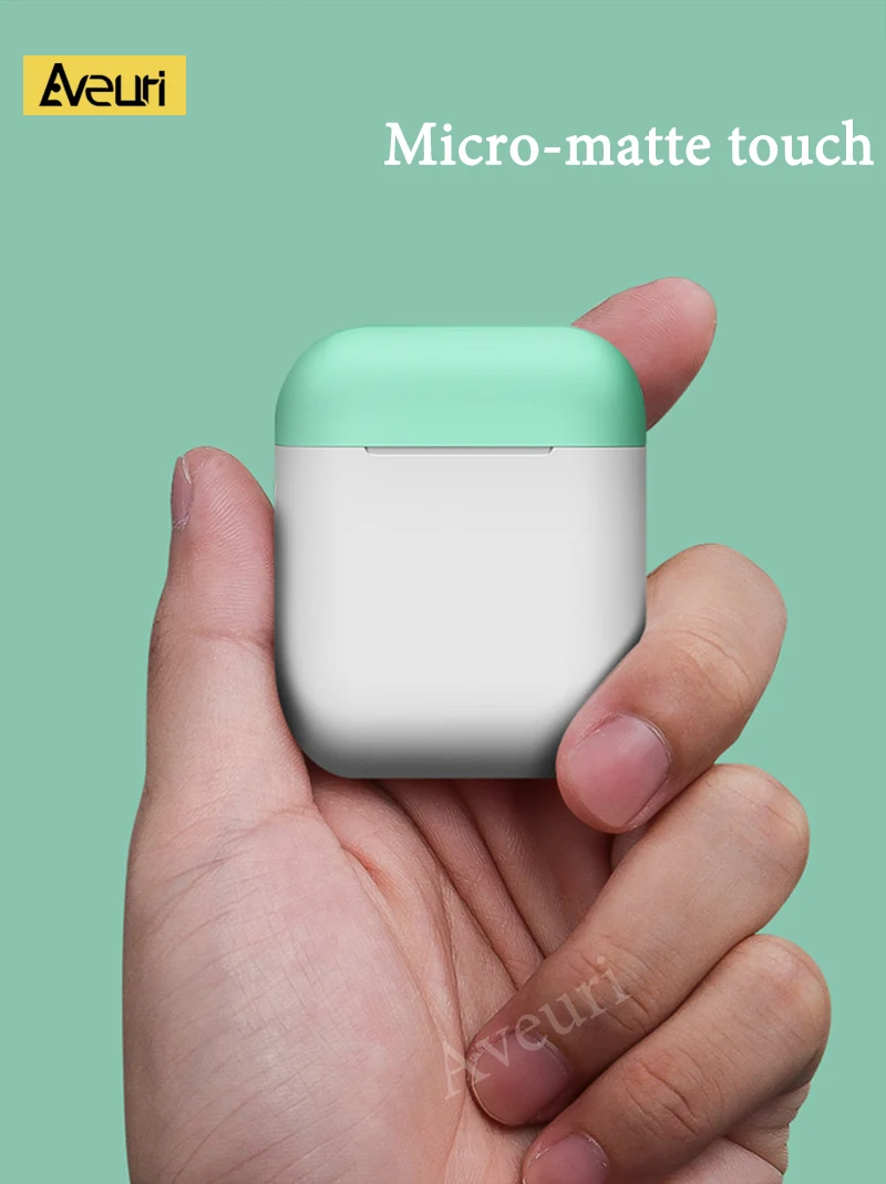 Красочный милый чехол для наушников для Apple Airpods 2, мягкий силиконовый чехол для Bluetooth Air Pods 2, чехол AirPod 2 Coque