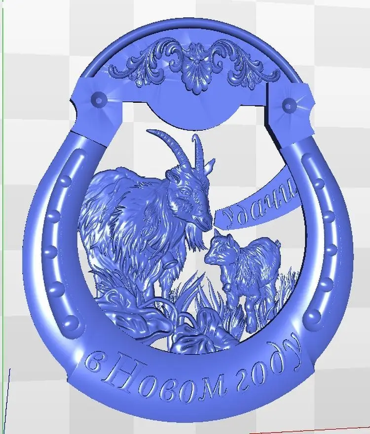 

3d model goat_5 relief for cnc in STL file format
