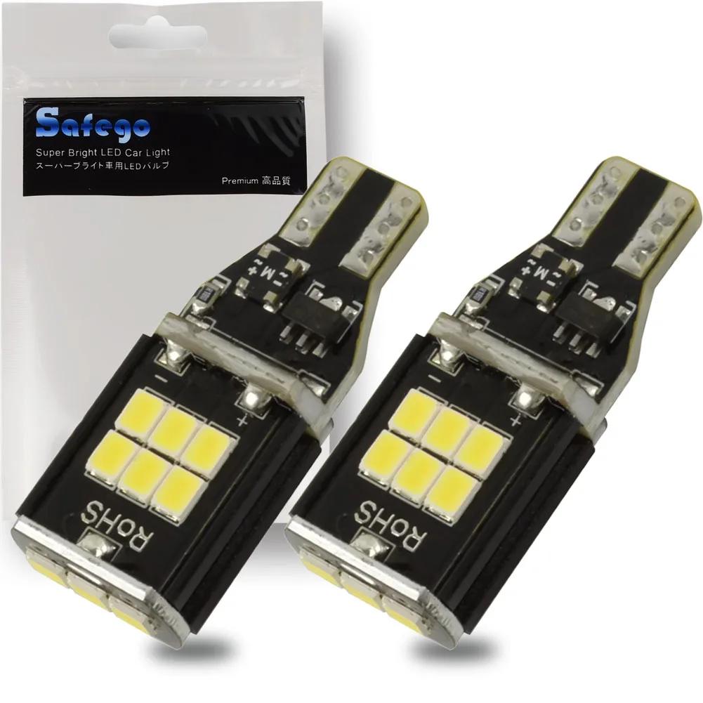 2 шт. Автомобильные светодиодные лампы T15 W16W 921 912 906 6000|car light|bulbs for carbulb led |