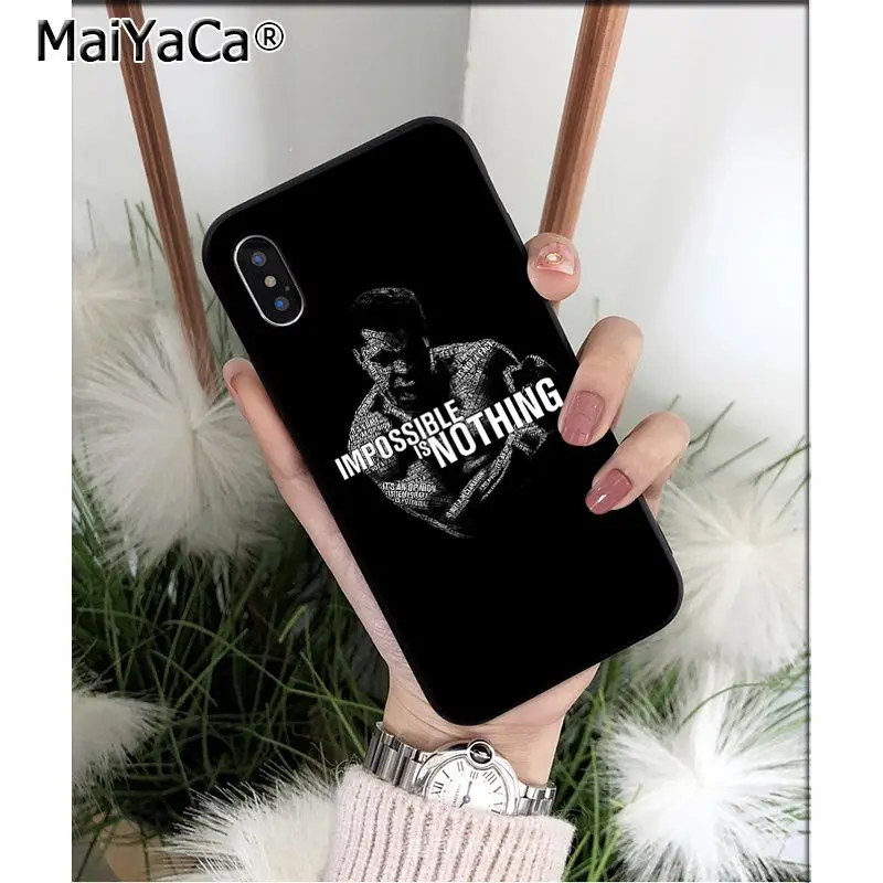 Боксерские перчатки MaiYaCa силиконовый мягкий черный чехол из ТПУ для iPhone 6S 6plus 7 7plus