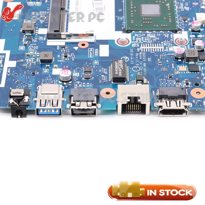 NOKOTION 5B20L72714 для Lenovo Ideapad 110 15ACL материнская плата ноутбука DG520 NM B051 с A8 7410