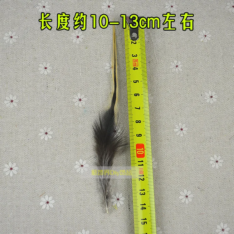 Art DIY hand-made silver edged chicken feather pure natural decoration stage craft 100pc/lot | Дом и сад