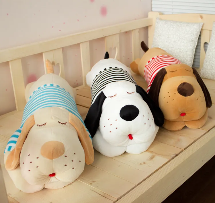 Спящая мультяшная собака кукла плюшевая игрушка для детей подарок на день