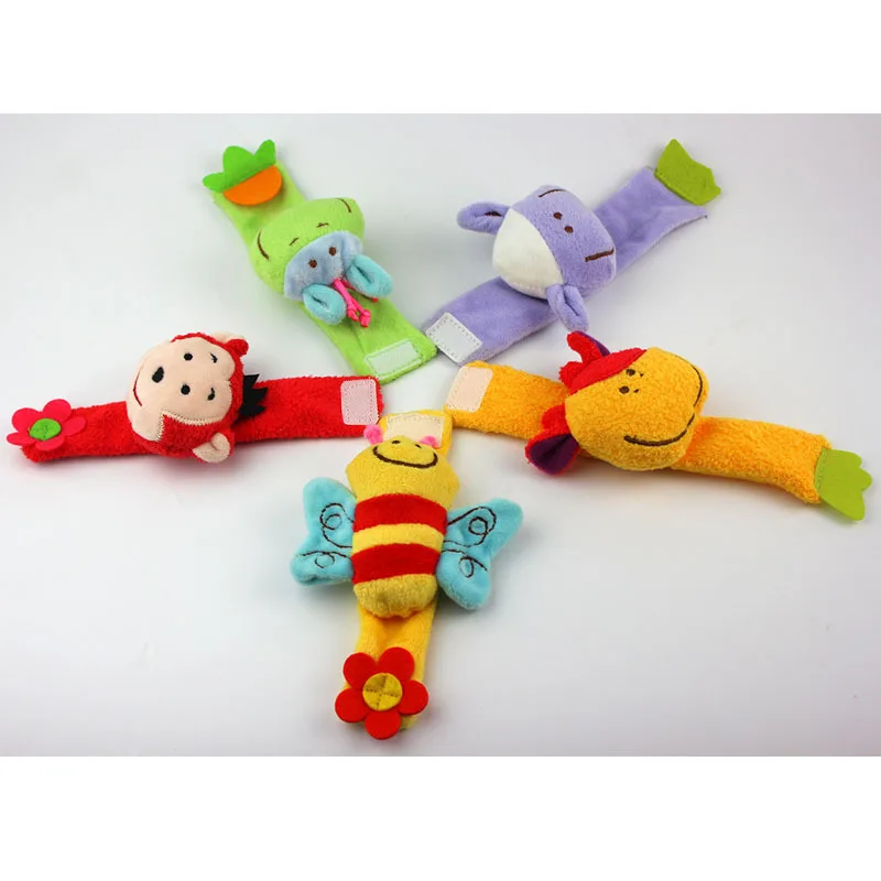 Sozzy 1 шт. мягкий детский игрушечный браслет-погремушка на лямках стиль Мягкий