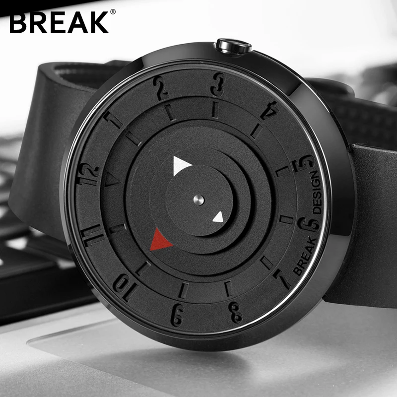 Мужские и женские наручные часы BREAK уникальный дизайн модные оригинальные