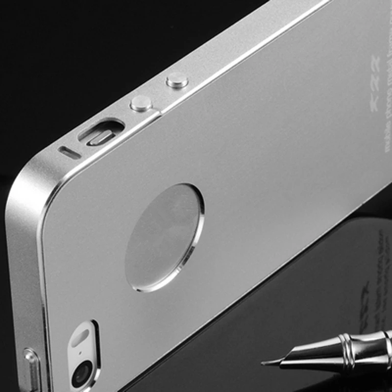 Ультратонкий алюминиевый чехол для iPhone 5 5S SE 2 в 1 Телефон Сумка задняя крышка