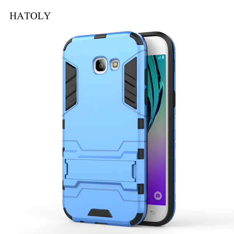 HATOLY армированный чехол для Samsung Galaxy A5 2017 робота Гибридный Силиконовый Резиновый