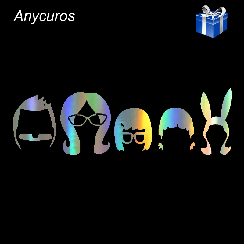 Anycuros Bob'S Burger семейный мультяшный автомобильный стикер модный Стайлинг 18 9 см * 5 8