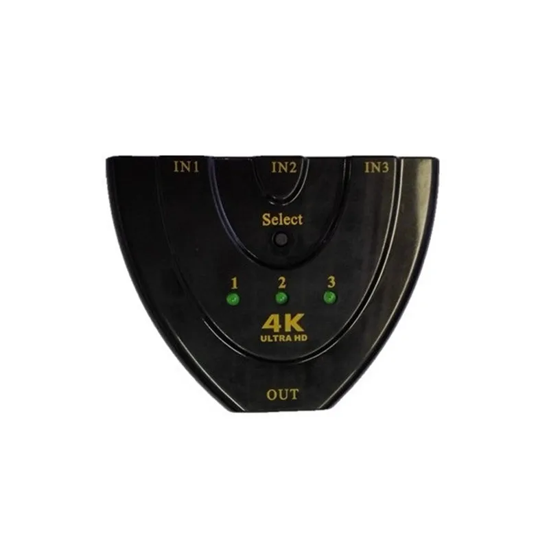 Мини 3 порта HDMI переключатель 1.4b 4k* 2k 3D Коммутатор HDMI сплиттер 3 в 1 выход порт концентратор для Xbox DVD HDTV для PS3 PS4 1080P