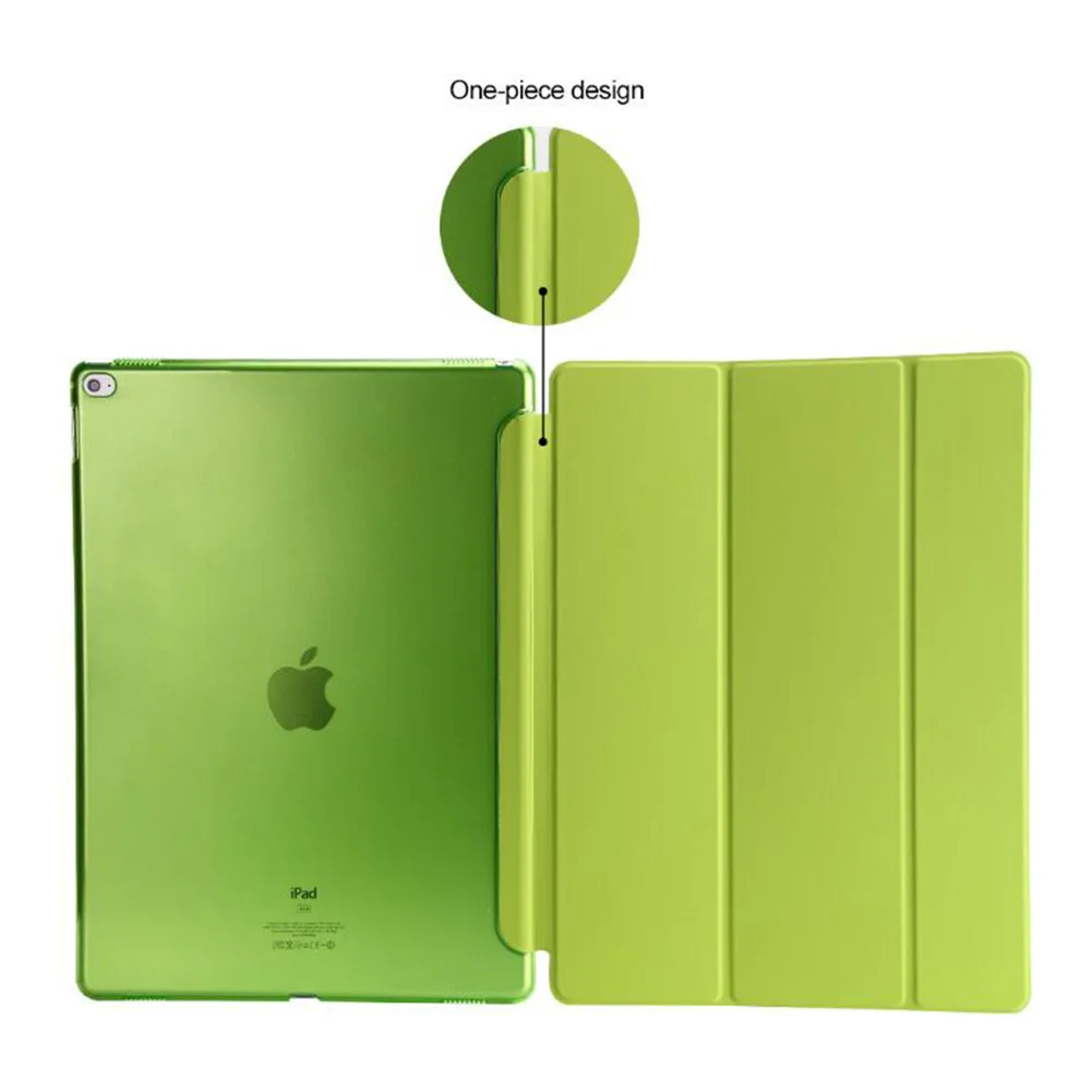 Чехол для iPad Pro 12 9 2015 2017 выпуска искусственная кожа тройная Складная жесткая