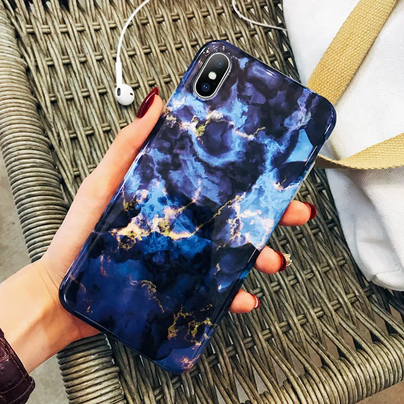 5493 Moskado Роскошный Мраморный чехол для iPhone XS Max 7 8 6 6S Plus X XR XS гранитный камень текстура чехол для телефона мягкий IMD силиконовый чехол - Цвет: 5493