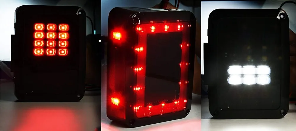 Bold серия прозрачные линзы красный светодиодный тормозной фонарь светильник в