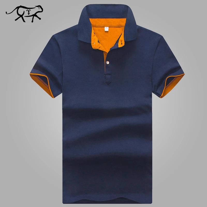

New Summer Men's Polo Shirt Style Fashion Men Short Polo Shirts Cotton Slim Fit Polos Top Casual Contrast Man Outside Wearings