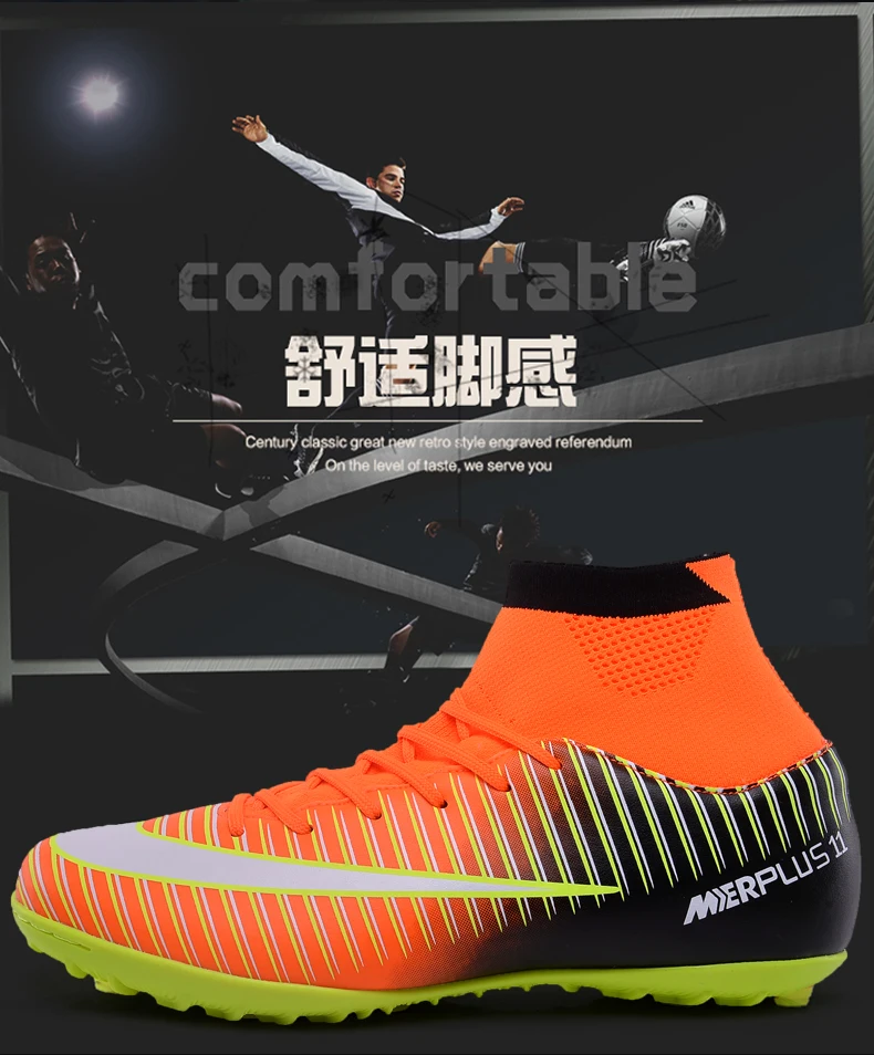 FANPAO Superfly TF Turf футбольные кроссовки для детей детские противоскользящие плоские