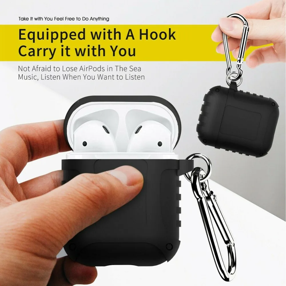 Новинка для AirPods Ударопрочный силиконовый чехол спортивных наушников Apple Airpod