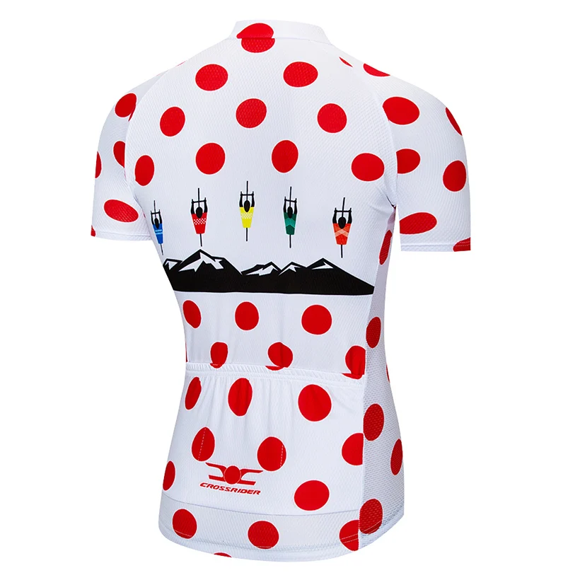 Summer Red Point 2021 Mens Cycling Mtb Jersey Bicycle Clothing quick dry Bike Wear Clothes Short Maillot Roupa Ropa De Ciclismo | Спорт и