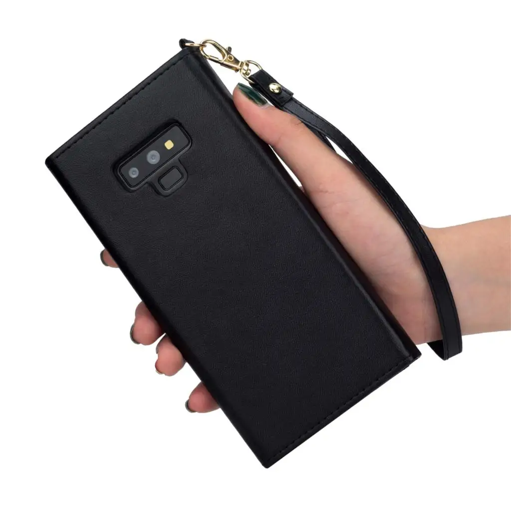 Ретро Кожаный чехол-конверт с откидной крышкой для samsung Note 10 Plus 9 8 S9 S8 S10 Plus кошелек держатель для карт чехол для samsung Galaxy S7 Edge чехол для телефона Fundas