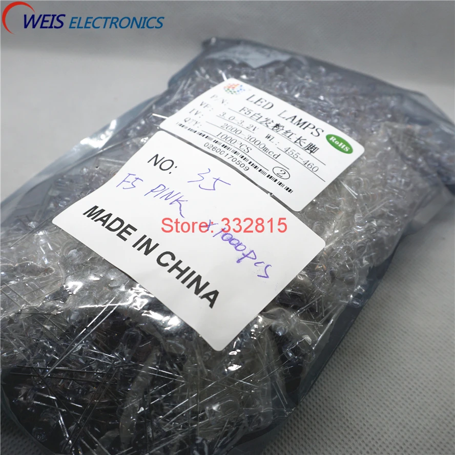 1000 шт 5 мм светодиодный прозрачный белый синий зеленый желтый красный настенные