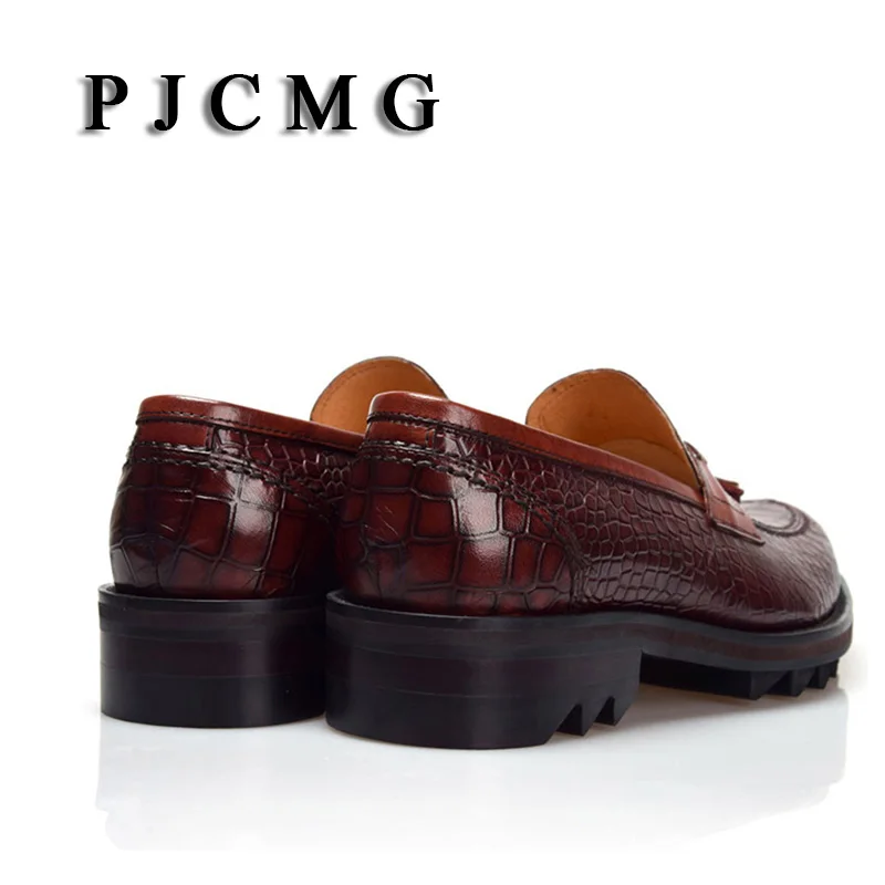 Мужские свадебные туфли на плоской подошве из натуральной кожи крокодила с