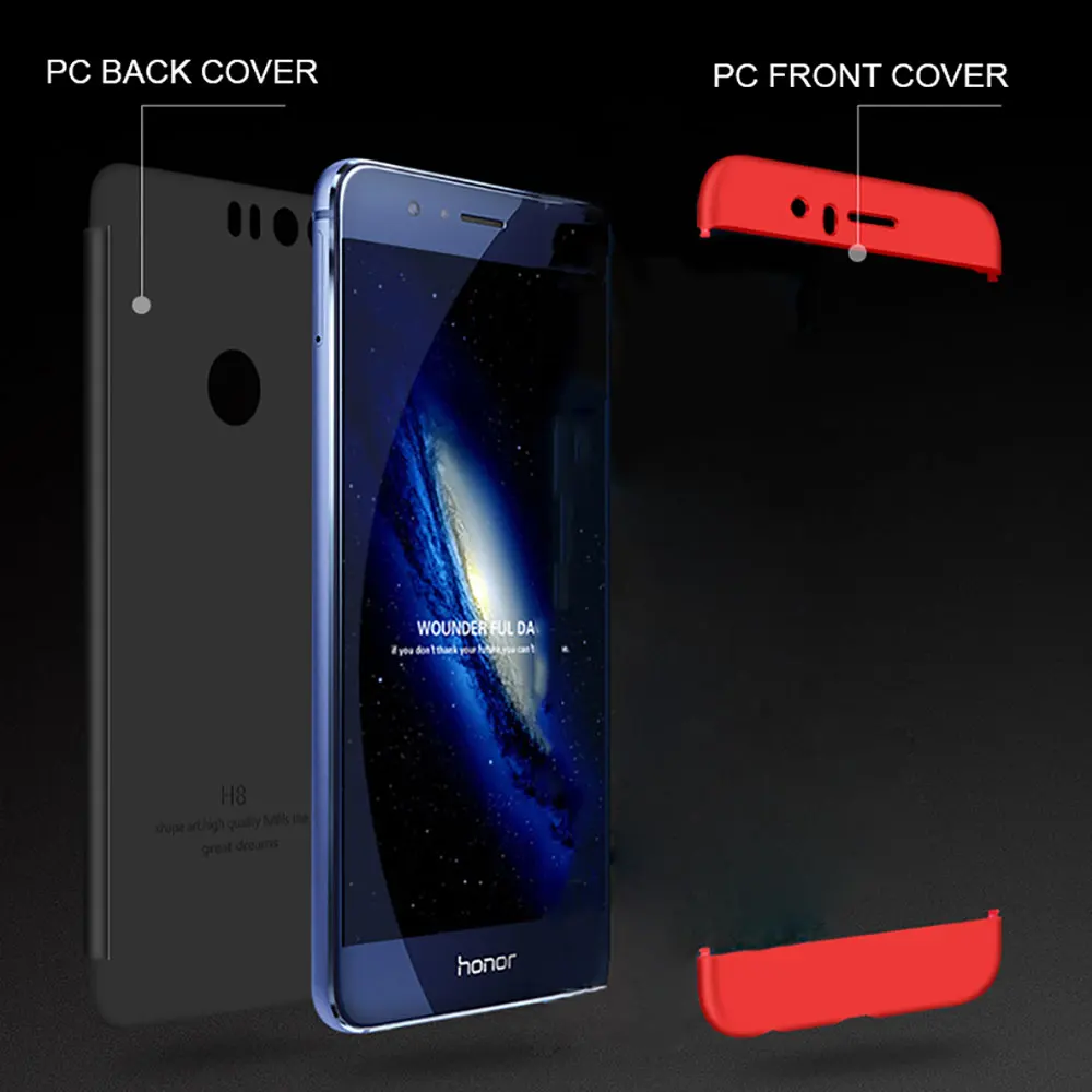 Роскошные Жесткий Корпус для huawei Honor 8 Pro/V9 Mobile Shell 8/9 lite 10 Защитный чехол мобильный