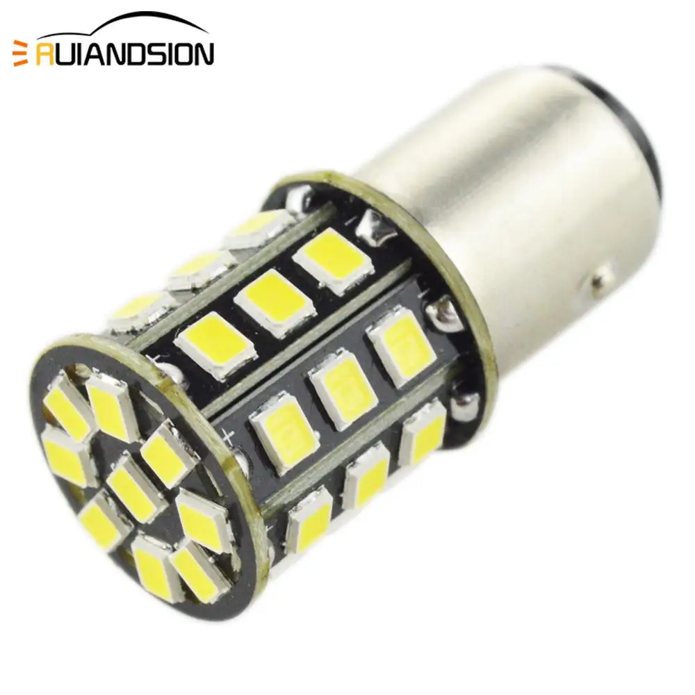 2 шт. 1157 BAY15D P21/5 Вт BAZ15D P21/4W BAW15D PR21/5 BA15D 33SMD 2835 авто светодиодный белый может занять от