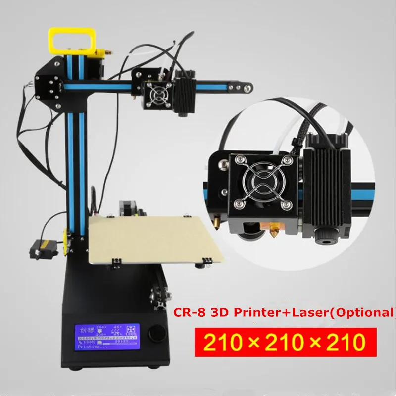 Горячие Creality 3D принтеры CR 8 Полный металлический каркас дешевые DIY Kit с свободной