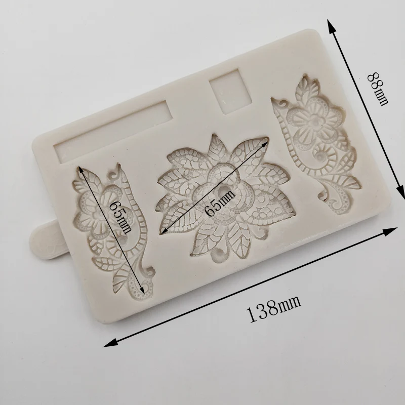 

minsunbak Vintage Embossed Silicone Mold European Classic Symmetrical Totem Cake Border Decorative Chocolate Baking Tools