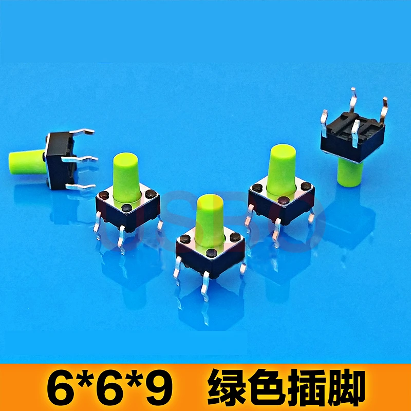 Оптовая продажа Тактильный кнопочный переключатель микро тонкий сенсорный 6*6*9