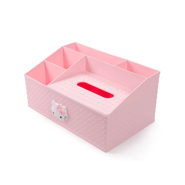 Многоцелевой ящик для хранения салфеток с котенком Настольный органайзер
