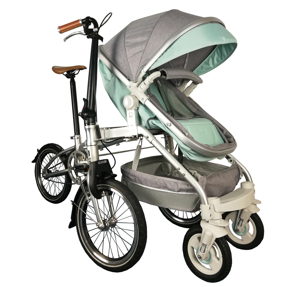 Складной велосипед для отдыха родителей и детей прогулочный Pedicab матери ребенка 2
