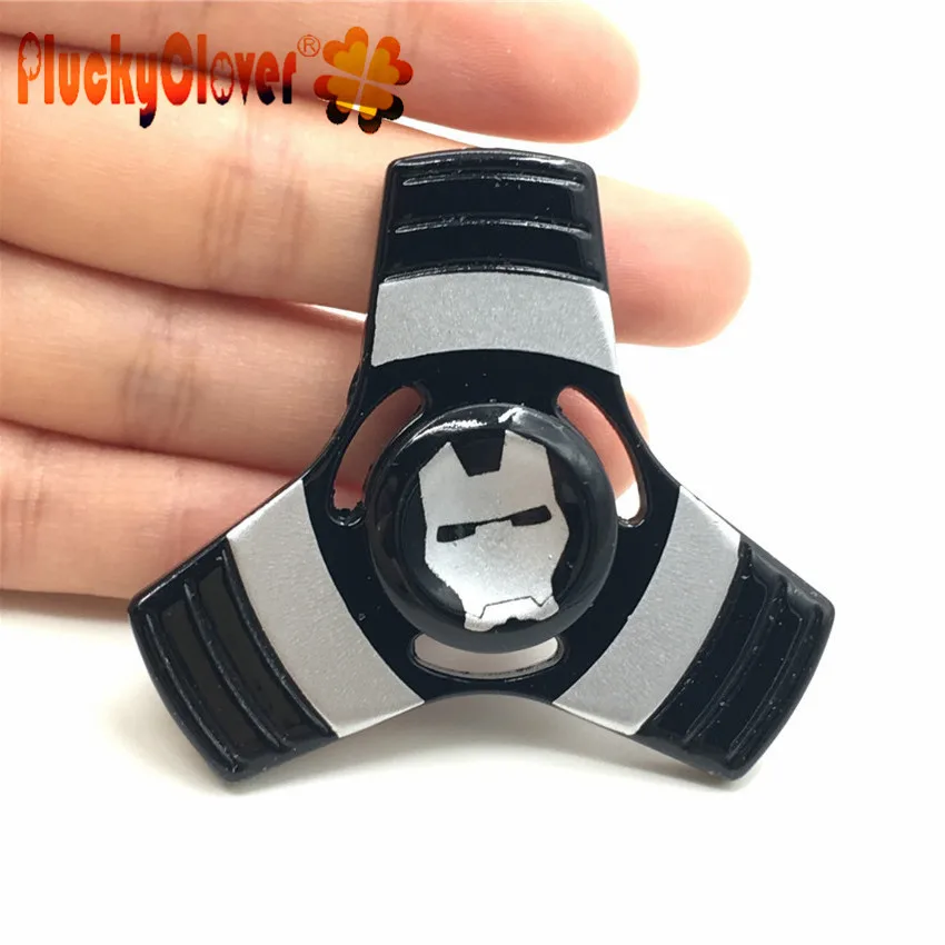 1 шт. Железный человек Tri-spinner колесо Спиннер металлический Железный человек ручной Спиннер EDC гироскоп Figet игрушка спинер для Autistress детей взрослых