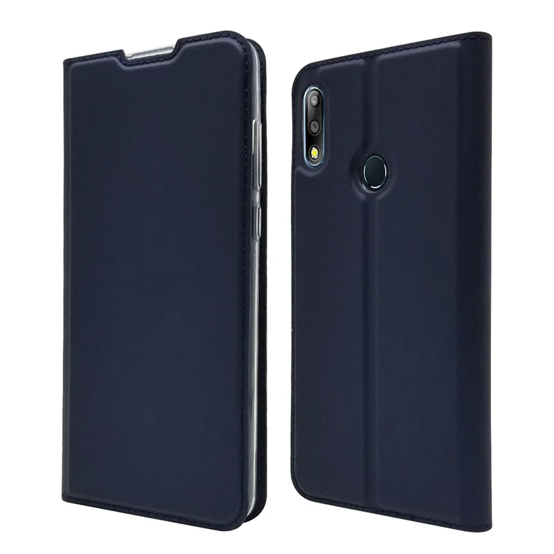 Navy Чехол для Asus Zenfone Max Pro M1 ZB601KL ZB602KL Max Plus M1 ZB570TL, кожаный чехол-книжка, Умный Магнитный кошелек, сумки, чехол, kimTHmall - Цвет: Navy