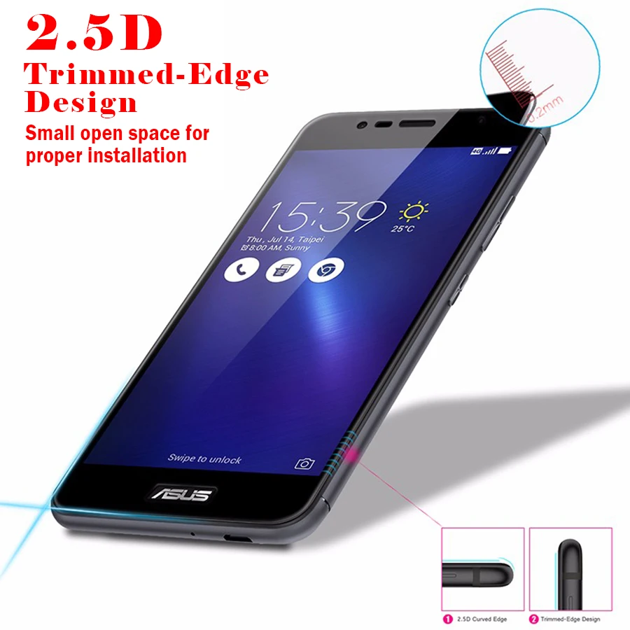 Tempered Glass On For Asus Zenfone 4 max ZC520KL ZC554KL Selfie ZD553KL Screen Protect Max Plus M1 ZB570TL Pro ZB601KL ZB555KL | Мобильные