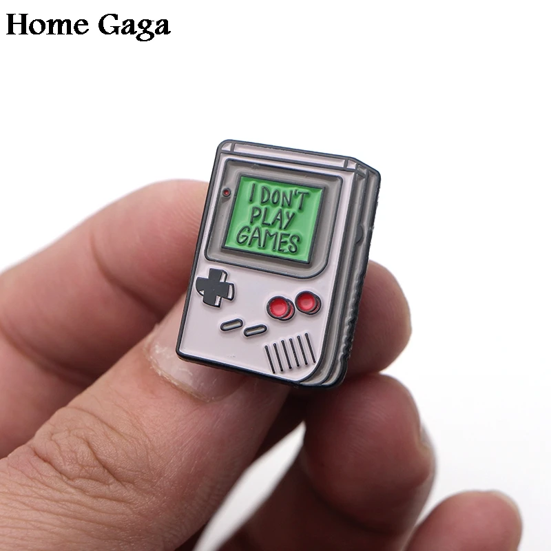 Homegaga Game boy advance металлическая цинковая эмалированная заколка трендовая медаль para